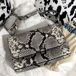 NWT TORY BURCH FLEMING SNAKESKIN BAG